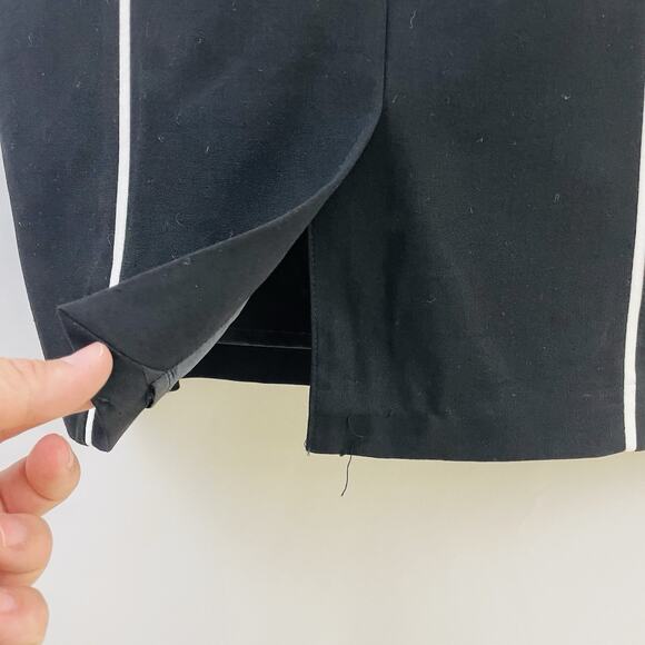 White House Black Market Sz 8 Piped Sheath Dress & Blazer Set Career Business - Picture 9 of 14